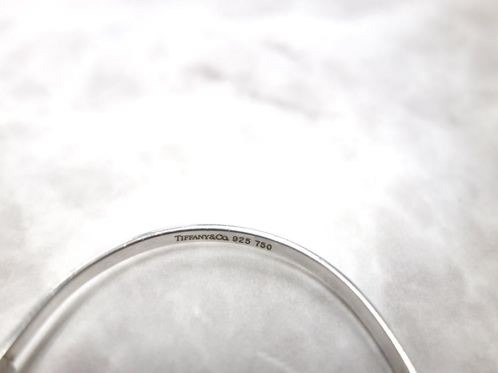 <img class='new_mark_img1' src='https://img.shop-pro.jp/img/new/icons15.gif' style='border:none;display:inline;margin:0px;padding:0px;width:auto;' />Tiffany & Co  ƥեˡ  եå Х󥰥롡silver925 18K 750 USED