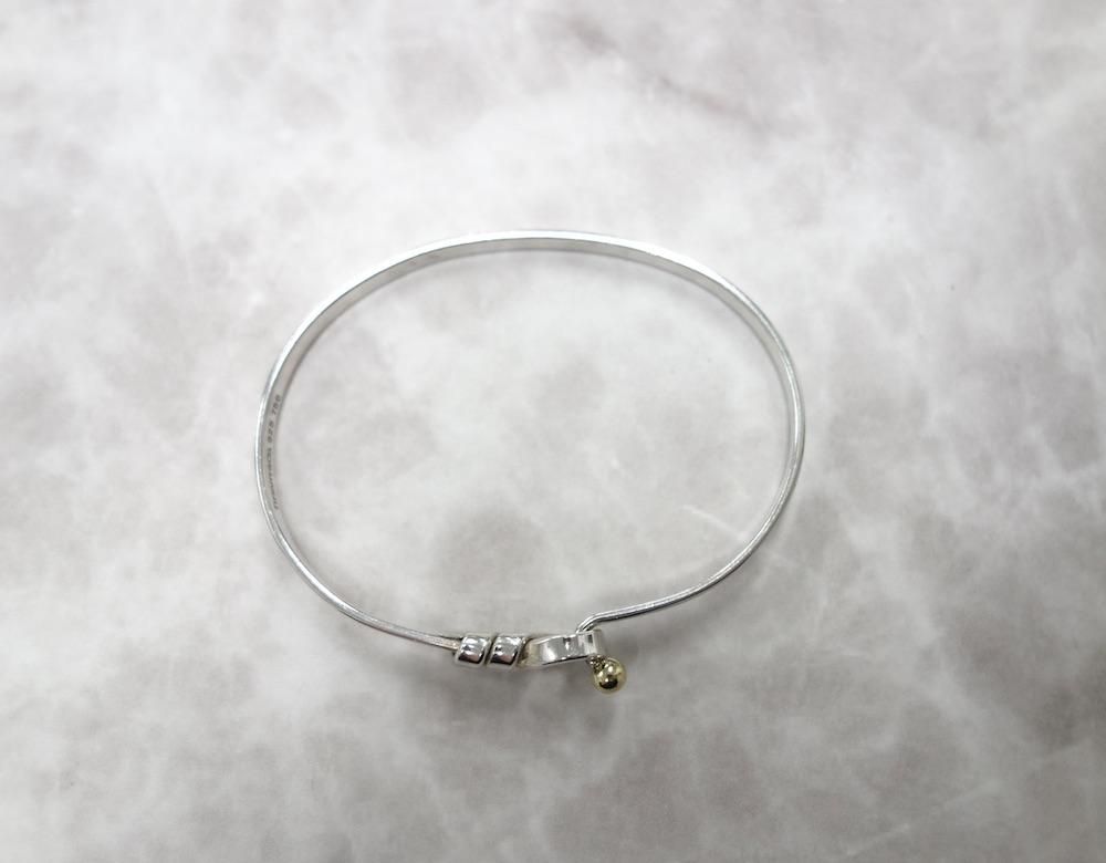 <img class='new_mark_img1' src='https://img.shop-pro.jp/img/new/icons15.gif' style='border:none;display:inline;margin:0px;padding:0px;width:auto;' />Tiffany & Co  ƥեˡ  եå Х󥰥롡silver925 18K 750 USED