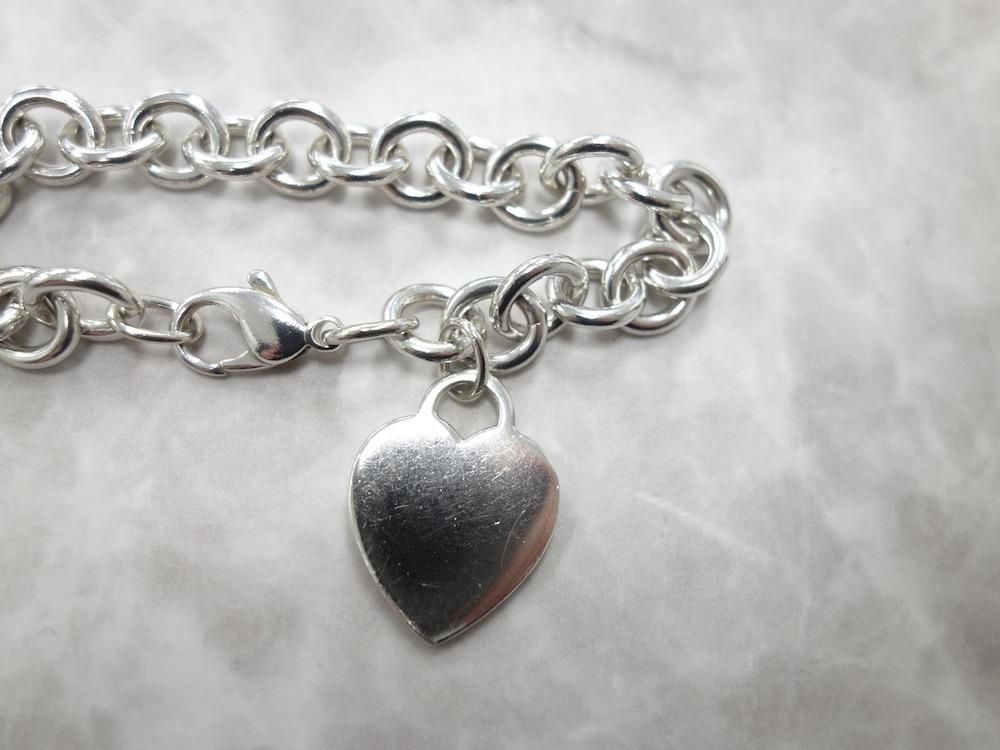 <img class='new_mark_img1' src='https://img.shop-pro.jp/img/new/icons15.gif' style='border:none;display:inline;margin:0px;padding:0px;width:auto;' />Tiffany & Co  ƥեˡ  ϡȥ ֥쥹åȡsilver925  USED