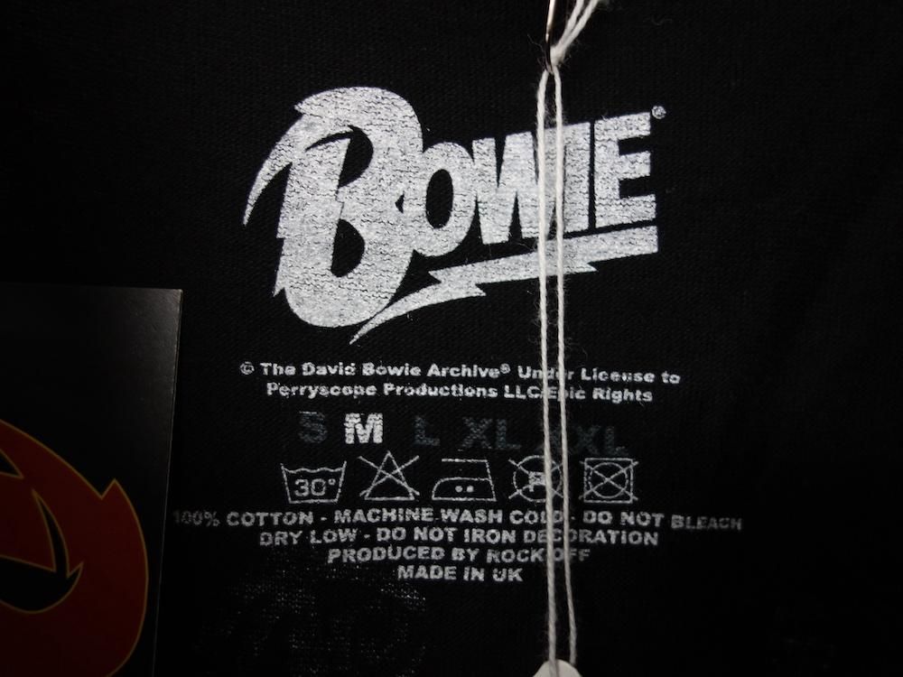 <img class='new_mark_img1' src='https://img.shop-pro.jp/img/new/icons15.gif' style='border:none;display:inline;margin:0px;padding:0px;width:auto;' />  ե  David Bowie the glass spider tour T black