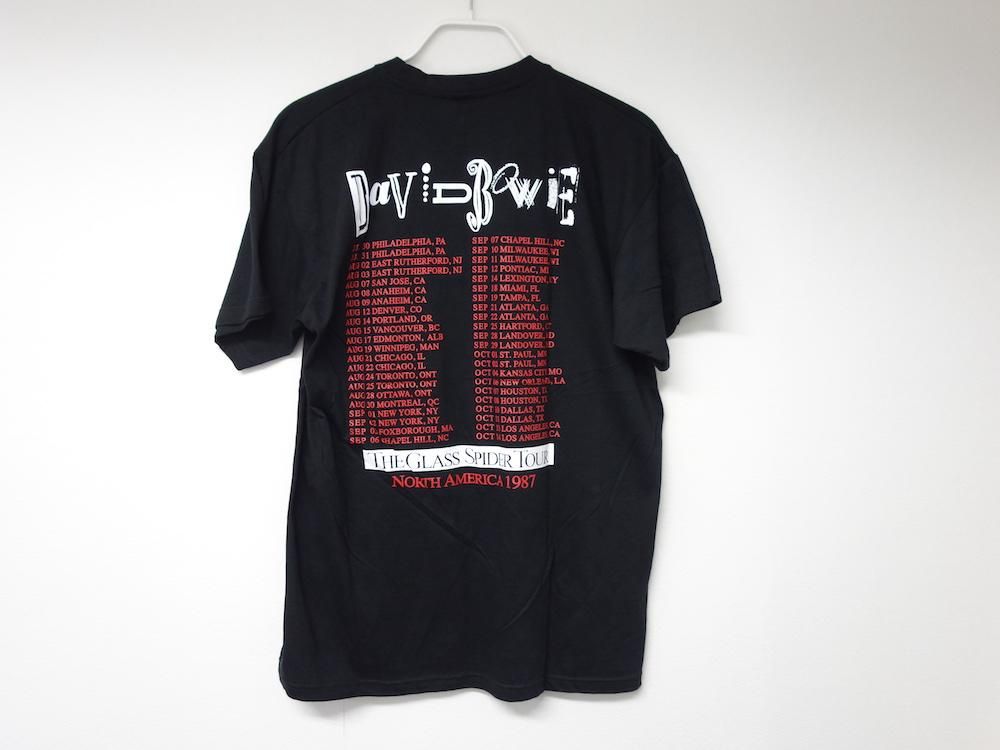 <img class='new_mark_img1' src='https://img.shop-pro.jp/img/new/icons15.gif' style='border:none;display:inline;margin:0px;padding:0px;width:auto;' />  ե  David Bowie the glass spider tour T black