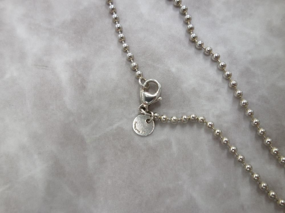 <img class='new_mark_img1' src='https://img.shop-pro.jp/img/new/icons15.gif' style='border:none;display:inline;margin:0px;padding:0px;width:auto;' />Tiffany & Co  ƥեˡ  ꥿ȥϡ ͥå쥹 silver925  USED
