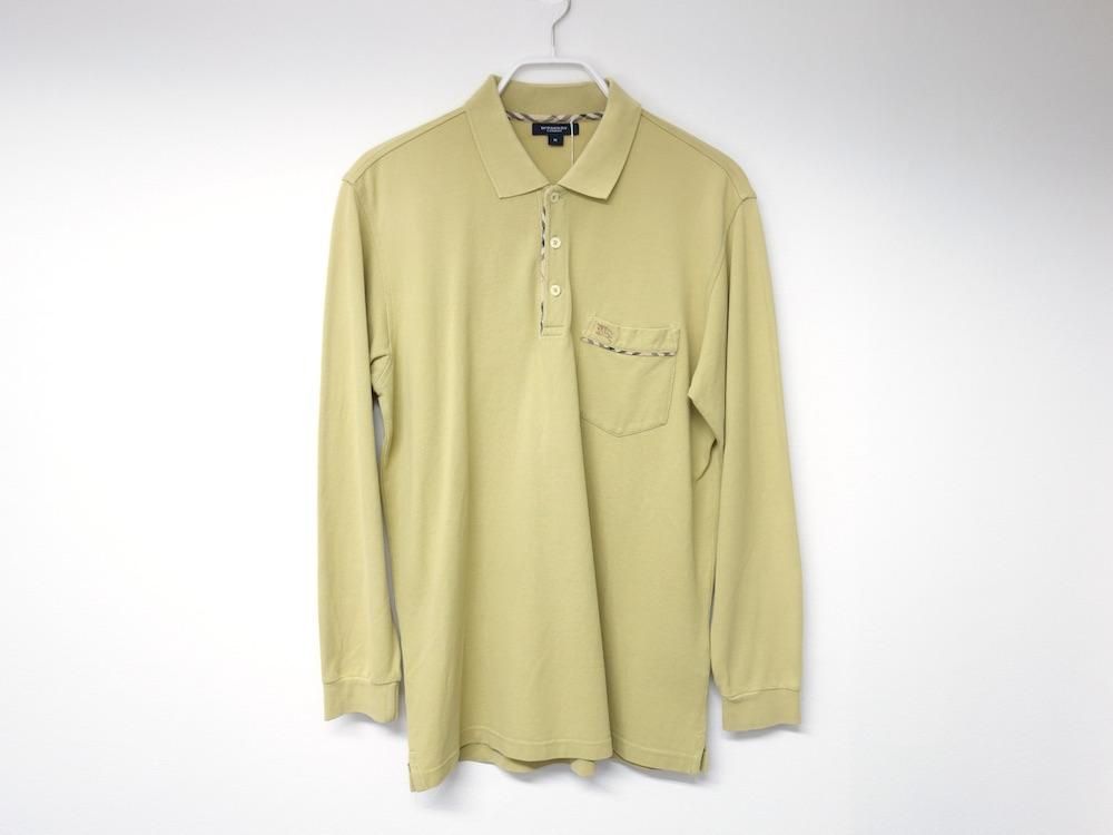 Burberry London バーバリー　ポロシャツ　M BURBERRY バーバリー ロンドン LONDON ポロシャツ メンズ M 半袖