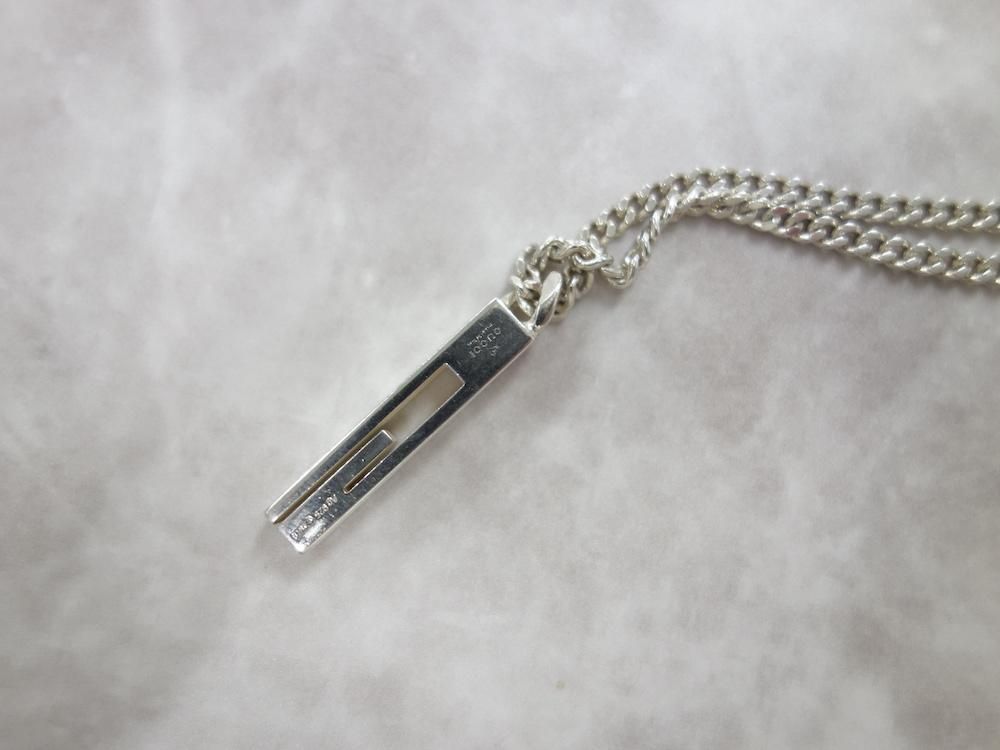 <img class='new_mark_img1' src='https://img.shop-pro.jp/img/new/icons15.gif' style='border:none;display:inline;margin:0px;padding:0px;width:auto;' />GUCCI å  G  ͥå쥹 silver925 ꥢ USED