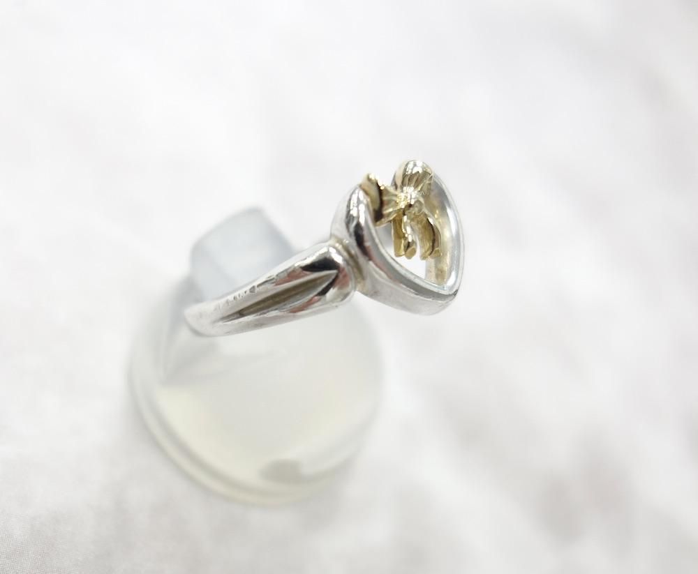 Tiffany & Co  ƥեˡ  ϡȥܥ 󥰡  silver925 18K 9 USED