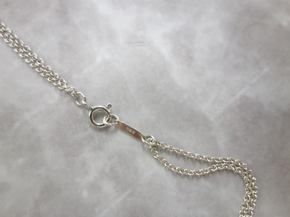 <img class='new_mark_img1' src='https://img.shop-pro.jp/img/new/icons15.gif' style='border:none;display:inline;margin:0px;padding:0px;width:auto;' />Tiffany & Co  ƥեˡ  ե˥ƥ ͥå쥹silver925  USED