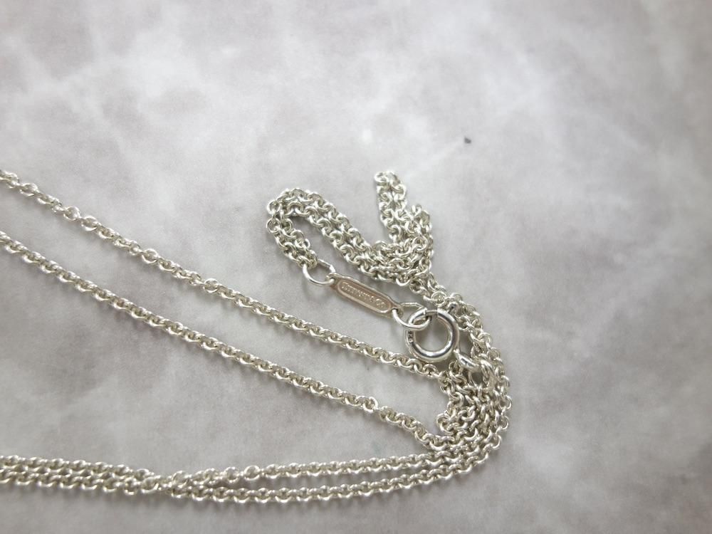 <img class='new_mark_img1' src='https://img.shop-pro.jp/img/new/icons15.gif' style='border:none;display:inline;margin:0px;padding:0px;width:auto;' />Tiffany & Co  ƥեˡ  ե˥ƥ ͥå쥹silver925  USED