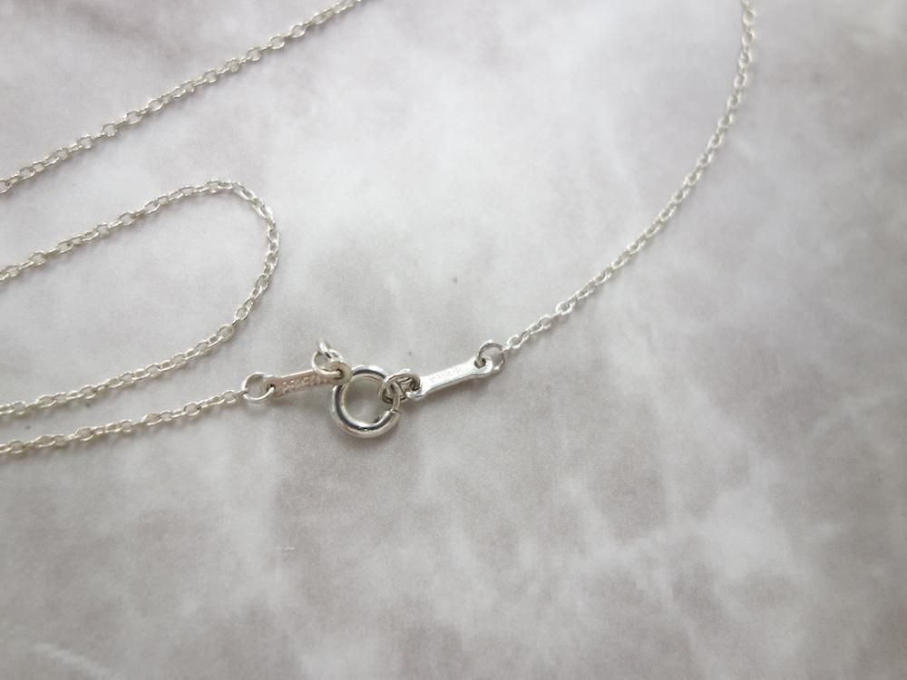 <img class='new_mark_img1' src='https://img.shop-pro.jp/img/new/icons15.gif' style='border:none;display:inline;margin:0px;padding:0px;width:auto;' />Tiffany & Co  ƥեˡ ץϡ ͥå쥹silver925  USED