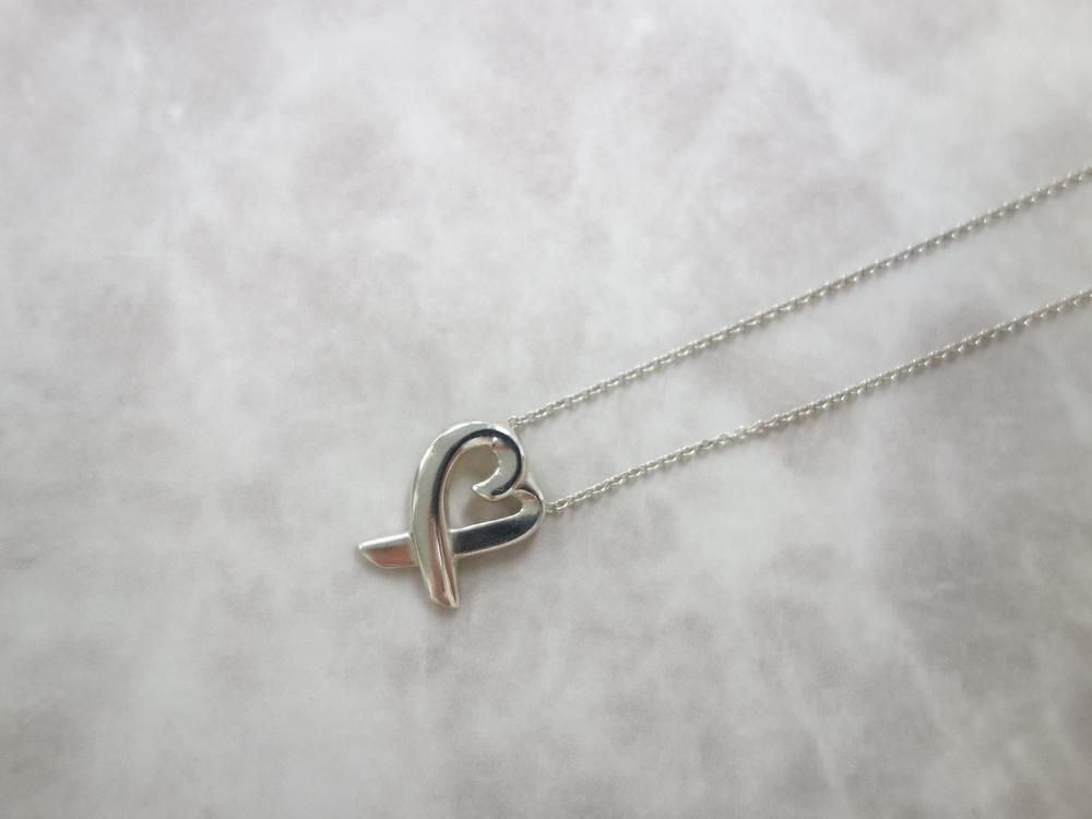 <img class='new_mark_img1' src='https://img.shop-pro.jp/img/new/icons15.gif' style='border:none;display:inline;margin:0px;padding:0px;width:auto;' />Tiffany & Co  ƥեˡ ӥ󥰥ϡ ͥå쥹silver925  USED