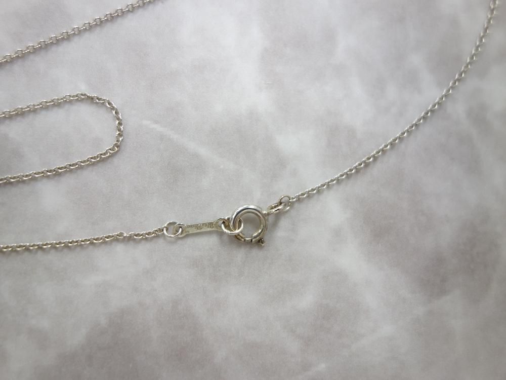 <img class='new_mark_img1' src='https://img.shop-pro.jp/img/new/icons15.gif' style='border:none;display:inline;margin:0px;padding:0px;width:auto;' />Tiffany & Co  ƥեˡ ӥ󥰥ϡ ͥå쥹silver925  USED