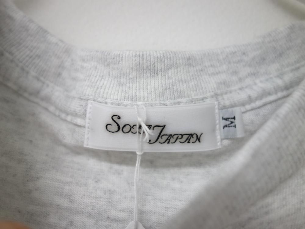 <img class='new_mark_img1' src='https://img.shop-pro.jp/img/new/icons15.gif' style='border:none;display:inline;margin:0px;padding:0px;width:auto;' />SOTA JAPAN 6.0oz LOGO T   s.grey