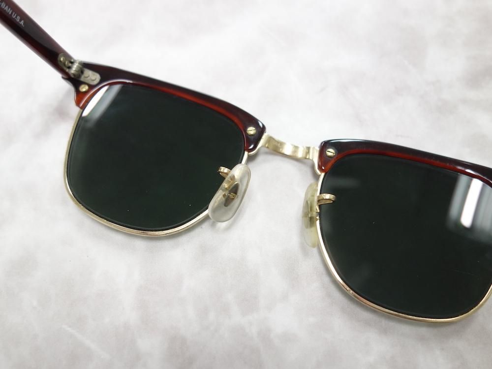 <img class='new_mark_img1' src='https://img.shop-pro.jp/img/new/icons15.gif' style='border:none;display:inline;margin:0px;padding:0px;width:auto;' />VINTAGE RAY-BAN BAUSCH&LOMB W0366 CLUBMASTER 󥰥饹 USA USED #1