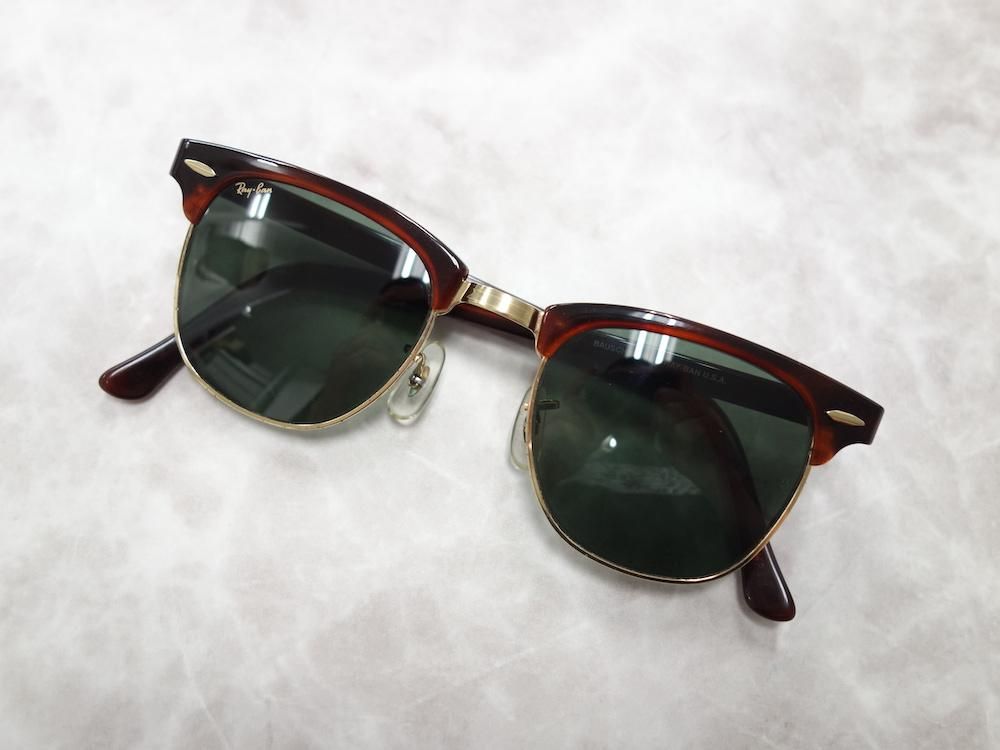 VINTAGE RAY-BAN BAUSCH&LOMB社製 W0366 CLUBMASTER サングラス