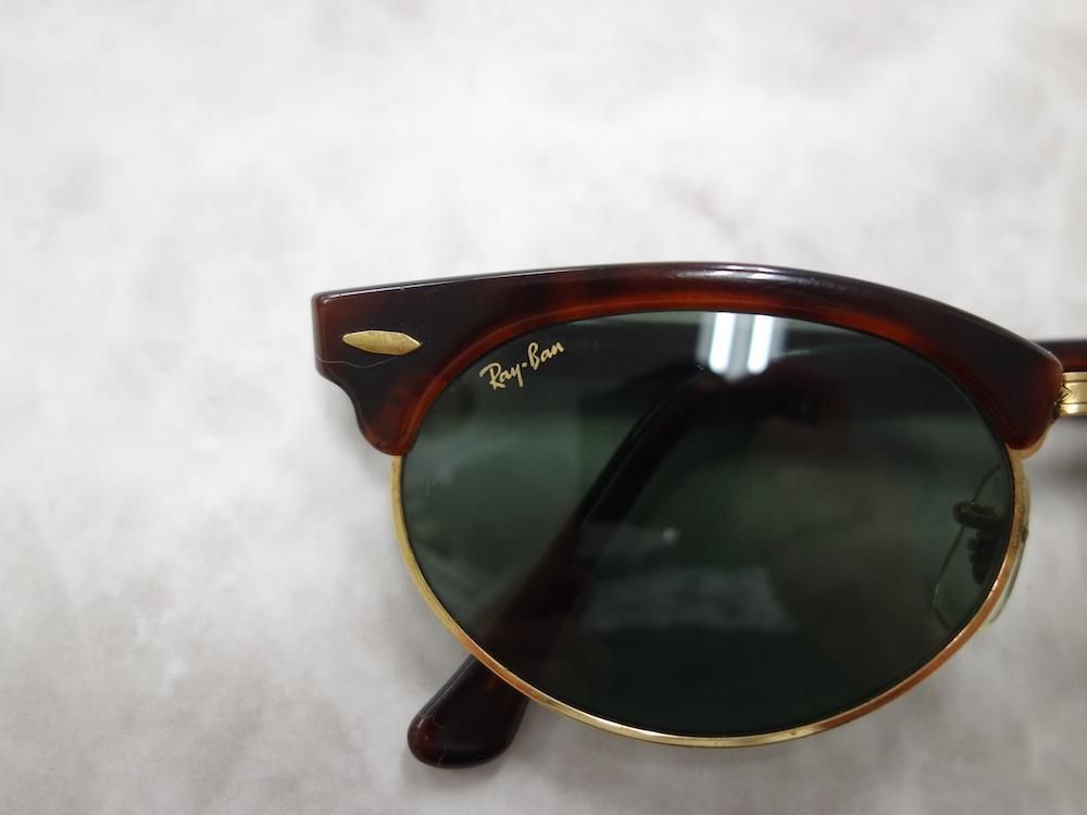 <img class='new_mark_img1' src='https://img.shop-pro.jp/img/new/icons15.gif' style='border:none;display:inline;margin:0px;padding:0px;width:auto;' />B&L  RAY-BAN CLUBMASTER OVAL 󥰥饹 W1264  MADE IN USA USED