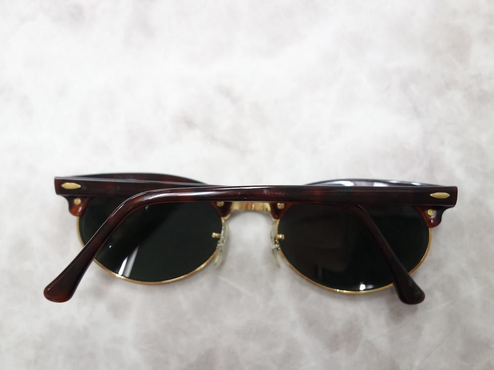 <img class='new_mark_img1' src='https://img.shop-pro.jp/img/new/icons15.gif' style='border:none;display:inline;margin:0px;padding:0px;width:auto;' />B&L  RAY-BAN CLUBMASTER OVAL 󥰥饹 W1264  MADE IN USA USED