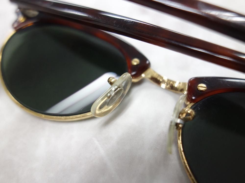 <img class='new_mark_img1' src='https://img.shop-pro.jp/img/new/icons15.gif' style='border:none;display:inline;margin:0px;padding:0px;width:auto;' />B&L  RAY-BAN CLUBMASTER OVAL 󥰥饹 W1264  MADE IN USA USED