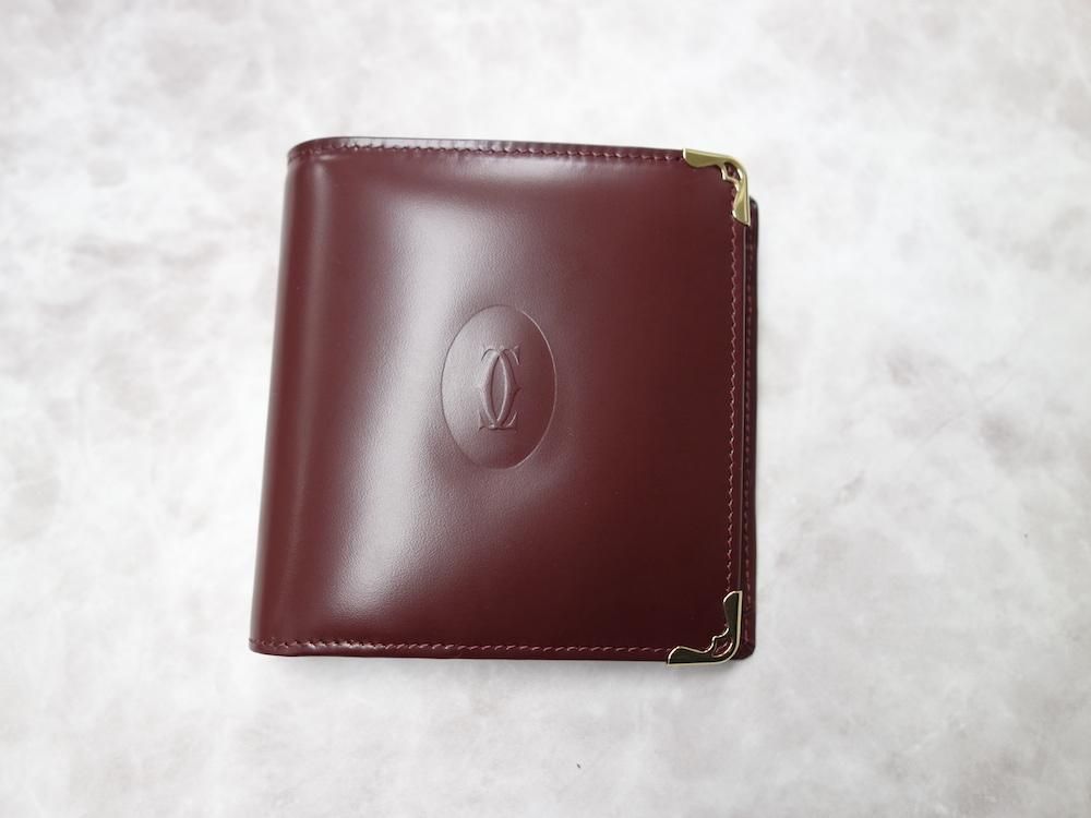 Cartier カルティエ マストライン レザー 二つ折り財布