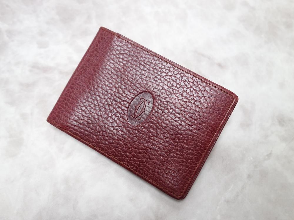 Cartier カルティエ マストライン レザー 二つ折り財布