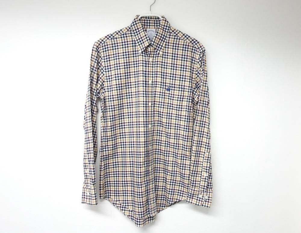 Brooks Brothers BD リネンシャツ 長袖 白 チェック柄 M Brooks Brothers BD リネンシャツ 長袖 白 チェック柄 M - メルカリ
