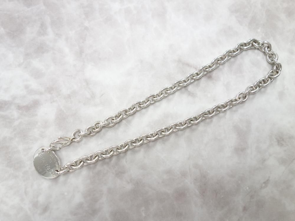 <img class='new_mark_img1' src='https://img.shop-pro.jp/img/new/icons15.gif' style='border:none;display:inline;margin:0px;padding:0px;width:auto;' />Tiffany & Co  ƥեˡ  ꥿ȥ ͥå쥹silver925  USED