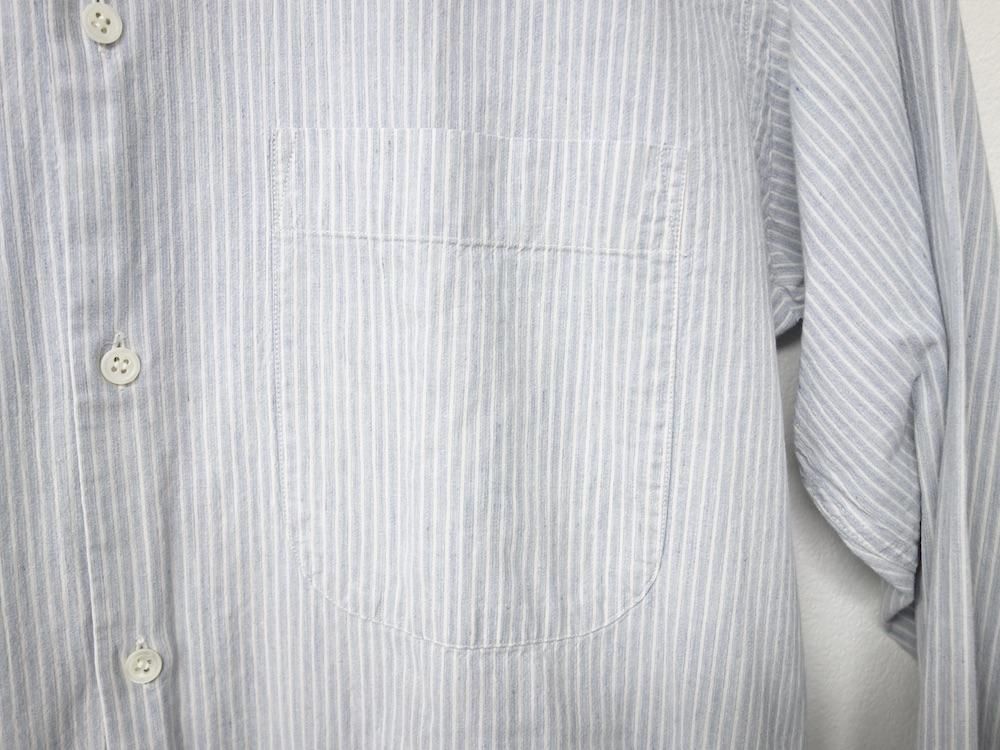 GIORGIO ARMANI アルマーニ ストライプ柄 シャツ イタリア製 USED