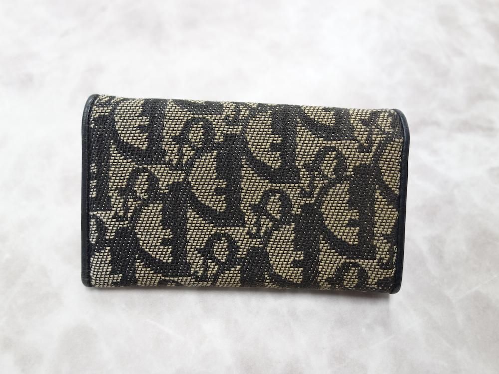 Christian Dior トロッター キーケース Vintage Christian Dior ディオール トロッター柄 キーケース