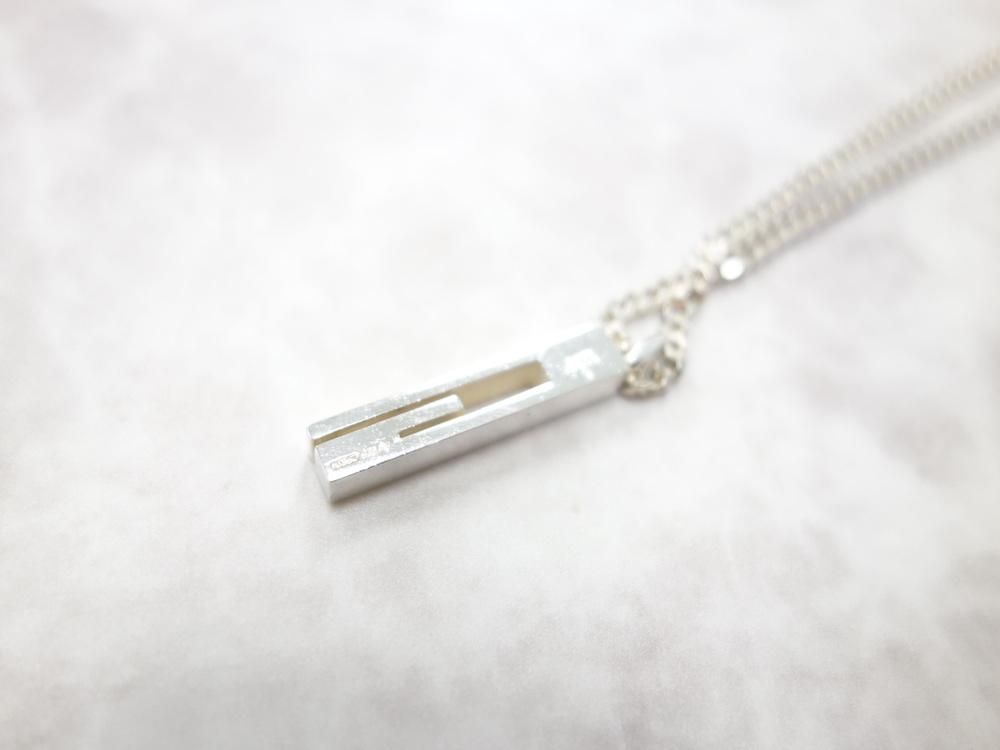 GUCCI グッチ Gロゴ チェーン ネックレス silver925 イタリア製