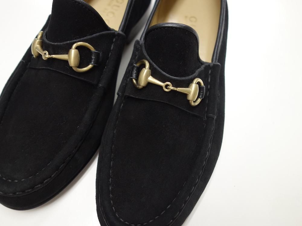 OLD GUCCI オールド グッチ スエードレザー ビットローファー