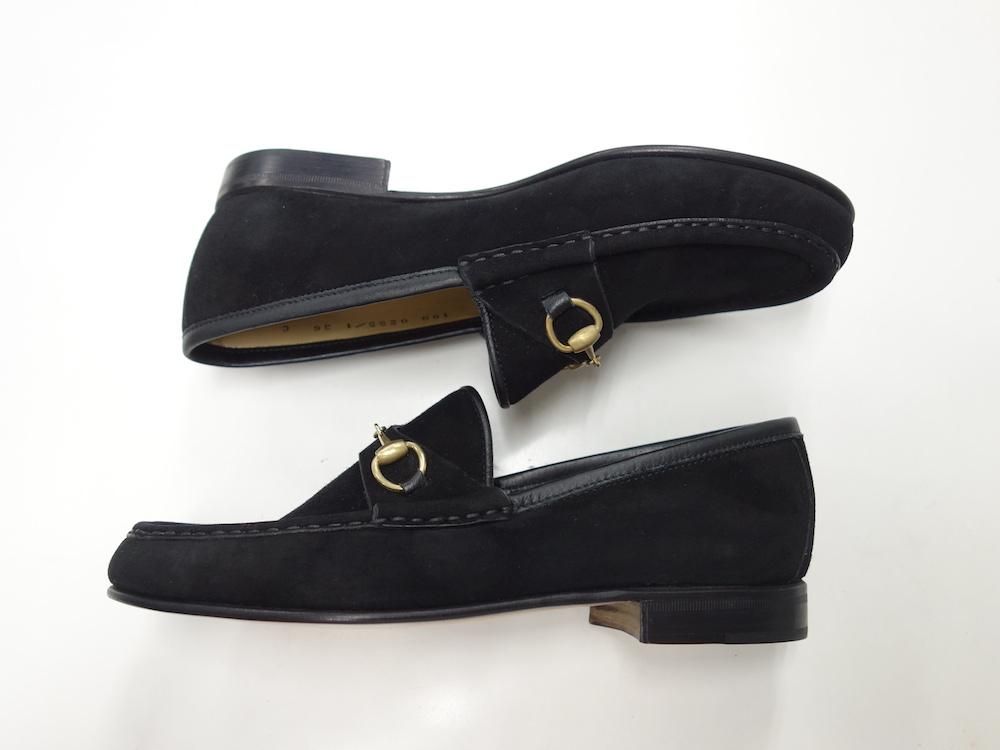 OLD GUCCI オールド グッチ スエードレザー ビットローファー