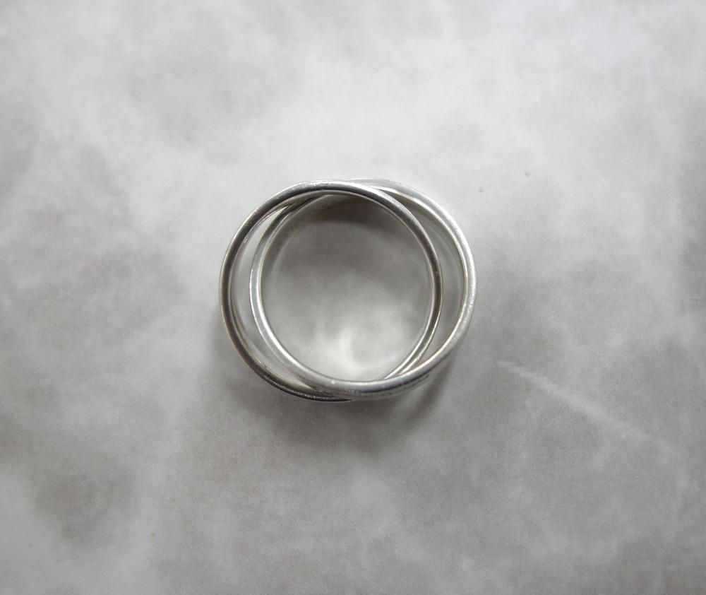 TIFFANY ティファニー リング インターロッキング 925 TIFFANY&Co.】ティファニー インターロッキングサークル リング