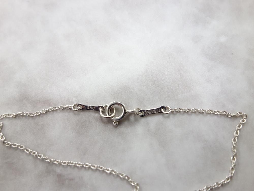 <img class='new_mark_img1' src='https://img.shop-pro.jp/img/new/icons15.gif' style='border:none;display:inline;margin:0px;padding:0px;width:auto;' />Tiffany & Co  ƥեˡ ץϡ ͥå쥹silver925  USED