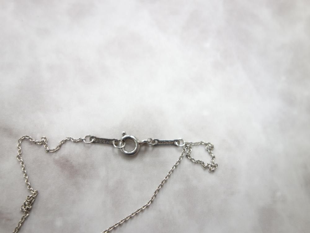 <img class='new_mark_img1' src='https://img.shop-pro.jp/img/new/icons15.gif' style='border:none;display:inline;margin:0px;padding:0px;width:auto;' />Tiffany & Co  ƥեˡ ץƥɥå ͥå쥹silver925  USED