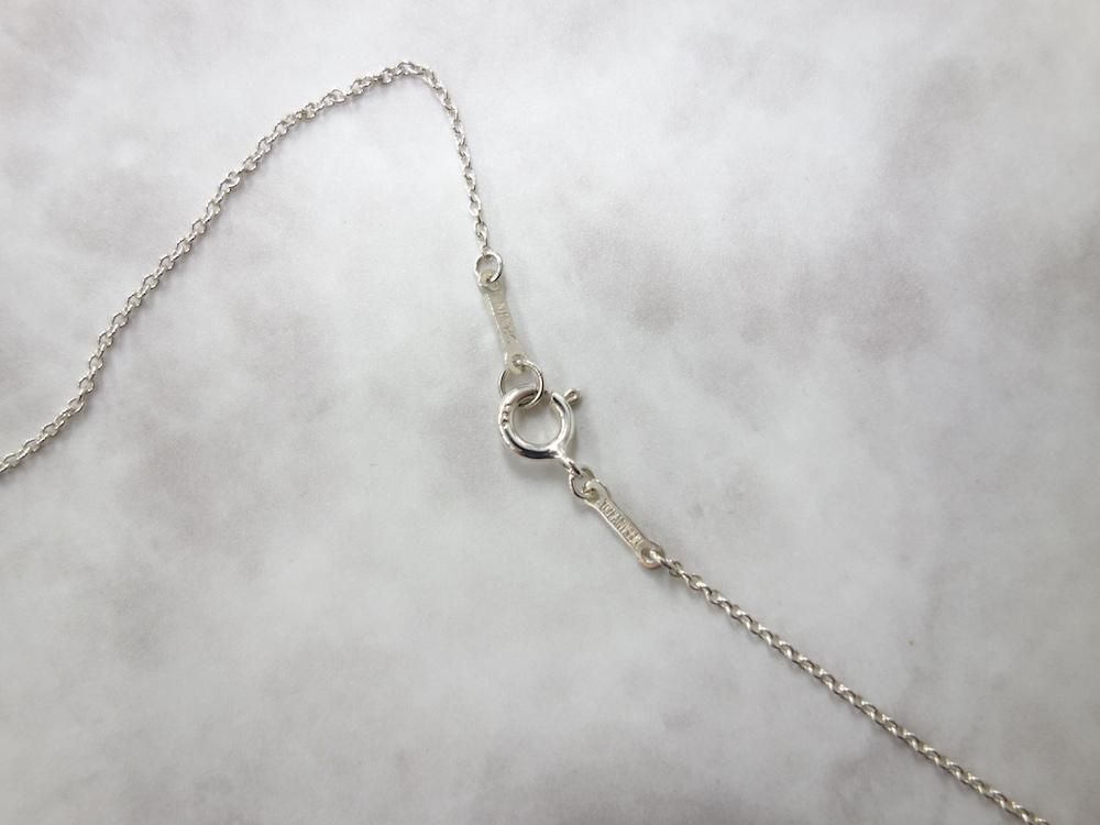<img class='new_mark_img1' src='https://img.shop-pro.jp/img/new/icons15.gif' style='border:none;display:inline;margin:0px;padding:0px;width:auto;' />Tiffany & Co  ƥեˡ ֡ӥ ͥå쥹silver925  USED