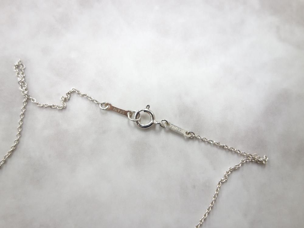 <img class='new_mark_img1' src='https://img.shop-pro.jp/img/new/icons15.gif' style='border:none;display:inline;margin:0px;padding:0px;width:auto;' />Tiffany & Co  ƥեˡ ֡ӥ ͥå쥹silver925  USED
