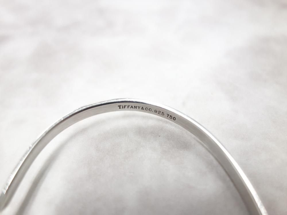 <img class='new_mark_img1' src='https://img.shop-pro.jp/img/new/icons15.gif' style='border:none;display:inline;margin:0px;padding:0px;width:auto;' />Tiffany & Co  ƥեˡ ֥ΥåȥХ󥰥롡silver925 18K USED