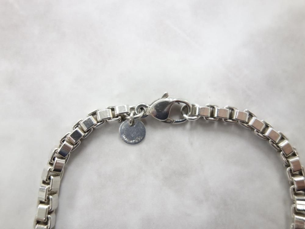 <img class='new_mark_img1' src='https://img.shop-pro.jp/img/new/icons15.gif' style='border:none;display:inline;margin:0px;padding:0px;width:auto;' />Tiffany & Co  ƥեˡ ٥ͥ ֥쥹å silver925 USED #1