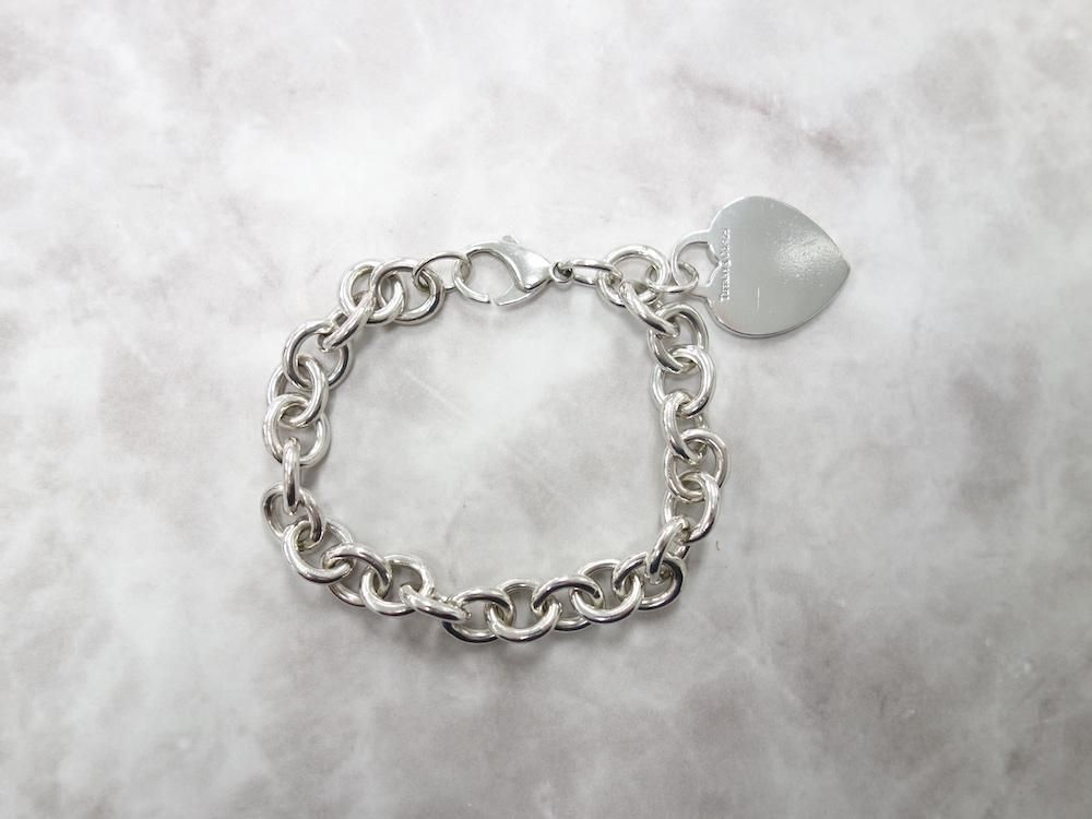 ティファニー ブレスレット ハートタグ シルバー925 チャンキーチェーン ティファニー ブレスレット ハートタグ シルバー925 チャンキー
