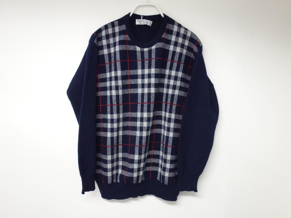 Vintage BURBERRYS バーバリー クラシックチェック柄 セーター