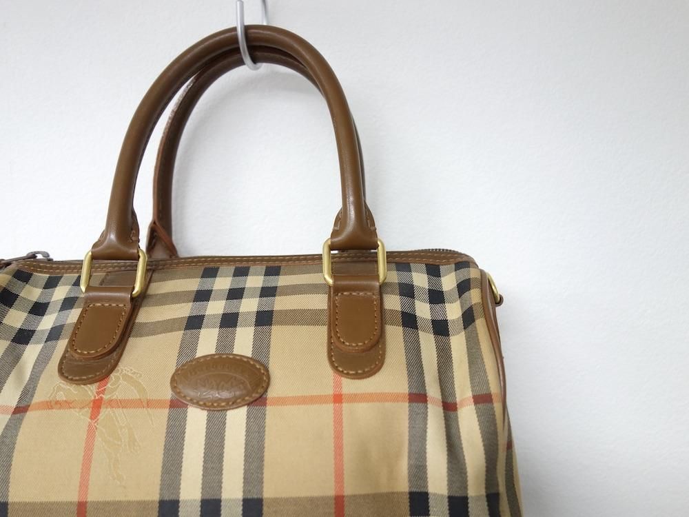 <img class='new_mark_img1' src='https://img.shop-pro.jp/img/new/icons15.gif' style='border:none;display:inline;margin:0px;padding:0px;width:auto;' />Vintage BURBERRYS СХ꡼ 饷ååߥ˥ܥȥХå USED
