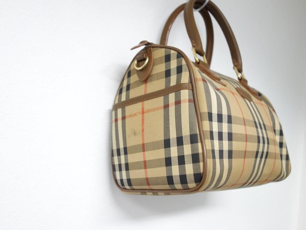 <img class='new_mark_img1' src='https://img.shop-pro.jp/img/new/icons15.gif' style='border:none;display:inline;margin:0px;padding:0px;width:auto;' />Vintage BURBERRYS СХ꡼ 饷ååߥ˥ܥȥХå USED