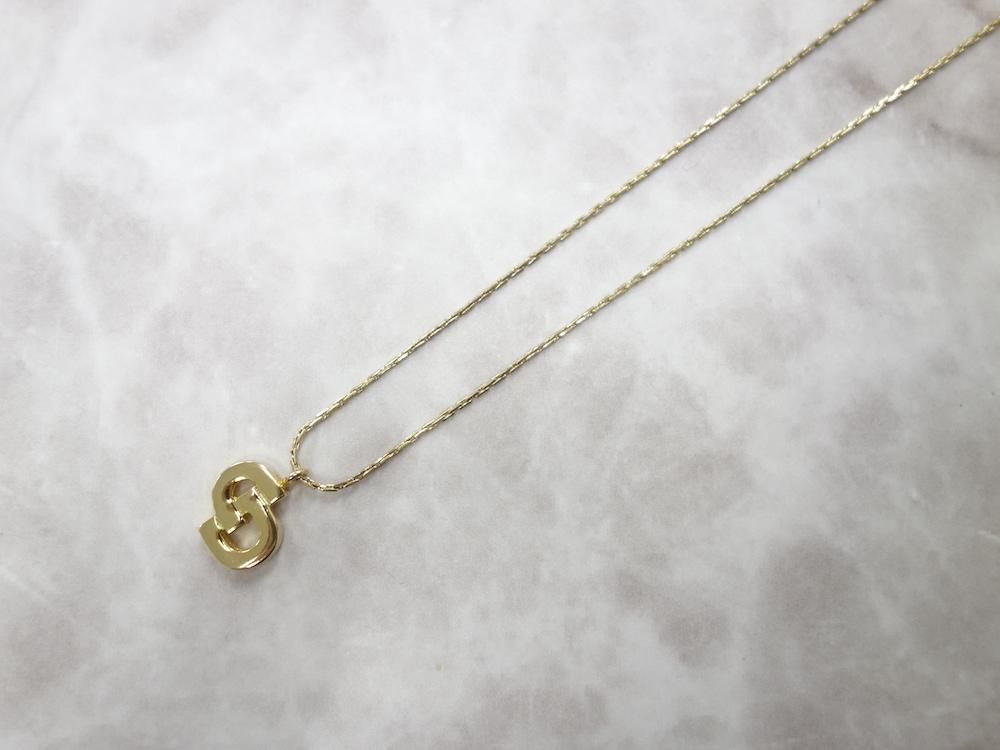 Vintage Christian Dior クリスチャンディオール ロゴ ネックレス USED