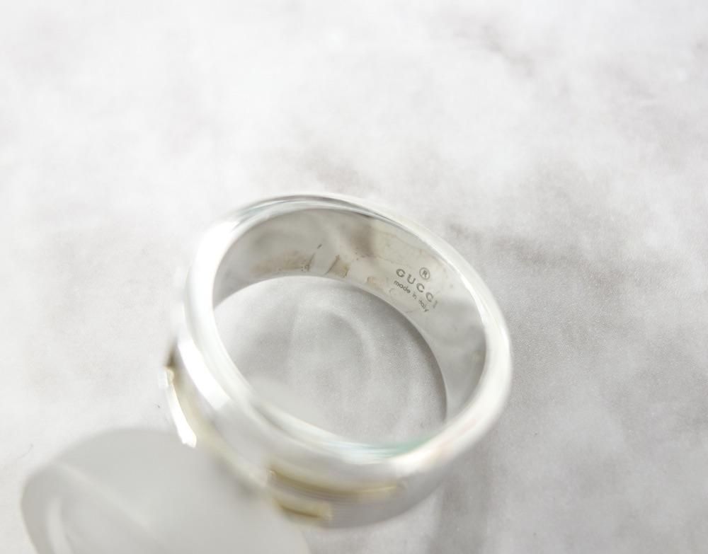 <img class='new_mark_img1' src='https://img.shop-pro.jp/img/new/icons15.gif' style='border:none;display:inline;margin:0px;padding:0px;width:auto;' />GUCCI å ֥ǥå G  󥰡silver925 ꥢ  19 USED 