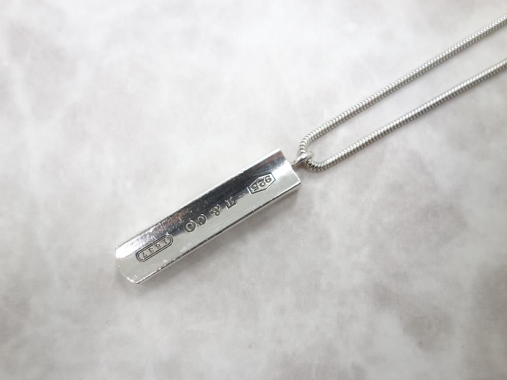 <img class='new_mark_img1' src='https://img.shop-pro.jp/img/new/icons15.gif' style='border:none;display:inline;margin:0px;padding:0px;width:auto;' />Tiffany & Co  �ƥ��ե��ˡ� 1837 �ʥ����С��ͥå��쥹��silver925  USED