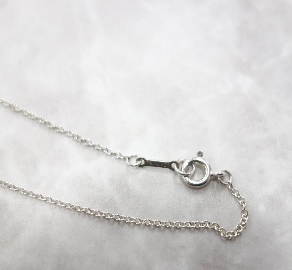 <img class='new_mark_img1' src='https://img.shop-pro.jp/img/new/icons15.gif' style='border:none;display:inline;margin:0px;padding:0px;width:auto;' />Tiffany & Co  �ƥ��ե��ˡ� �ƥ���ͥ��ϡ��� �ͥå��쥹��silver925  USED