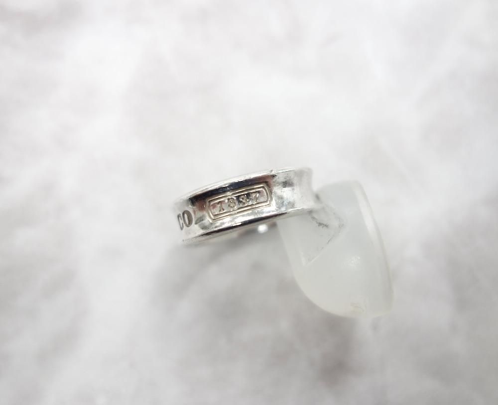 <img class='new_mark_img1' src='https://img.shop-pro.jp/img/new/icons15.gif' style='border:none;display:inline;margin:0px;padding:0px;width:auto;' />TIFFANY  �ƥ��ե��ˡ�  1837 �ʥ��� ��󥰡�����  silver925 13�� USED