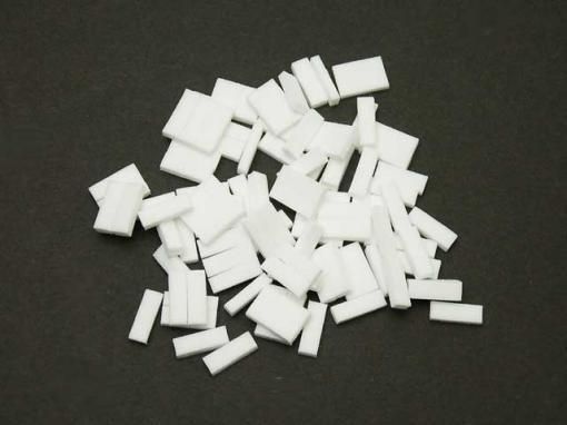 志賀昆虫微針100本入と白色ポリフォーム微針専用台50個入り×2のセットを3組 微針専用台[50個入り] - 昆虫採集・昆虫標本用品【昆虫販売館