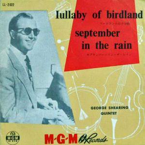 GEORGE SHEARING QUINTET / Lullaby Of Birdland / September In The Rain(7) -  レコード買取＆販売のだるまや