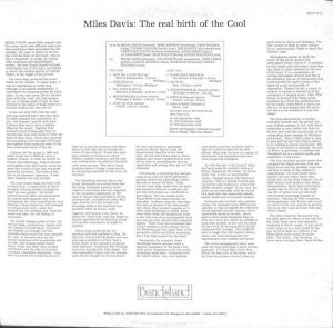 MILES DAVIS / The Real Birth Of The Cool(LP) - レコード買取＆販売のだるまや