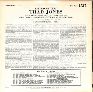 THAD JONES / The Magnificent(LP) - レコード買取＆販売のだるまや
