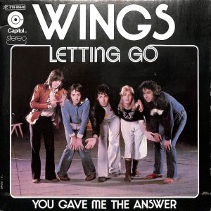 WINGS: PAUL McCARTNEY / Letting Go / You Gave Me The Answer(7
